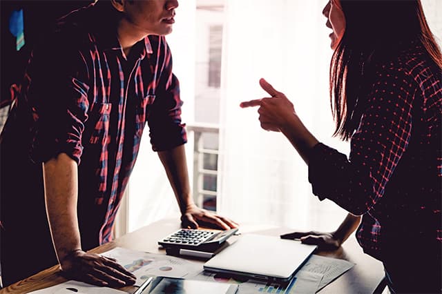couple arguing